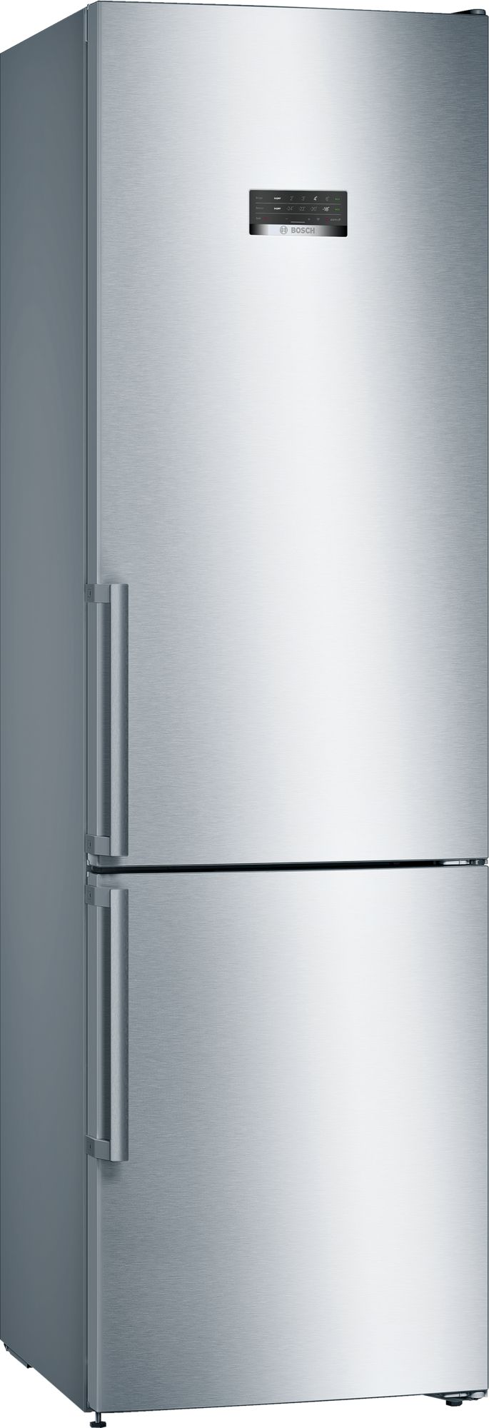 Refrigerador Combinado Independente Série 4 203 x 60 cm em Aço Inoxidável Resistente a Impressões Digitais KGN39XIEP