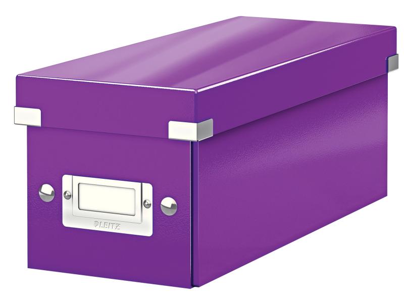 Leitz Aufbewahrungsbox Click&Store CD Violett Aufbewahrungsbox