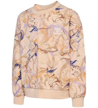 Hummel Sweatshirt - hmlSwirly - Biskuit