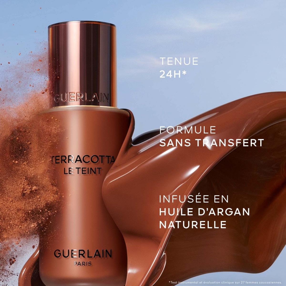 GUERLAIN Terracotta Le Teint Fond de Teint Perfection Naturelle Fraîcheur Bonne Mine Tenue 24h - Sans Transfert