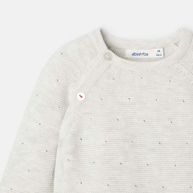 Sweat en coton bleu mixte Absorba