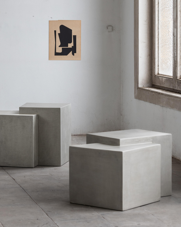 Serax °1 Concrete Bent bijzettafel