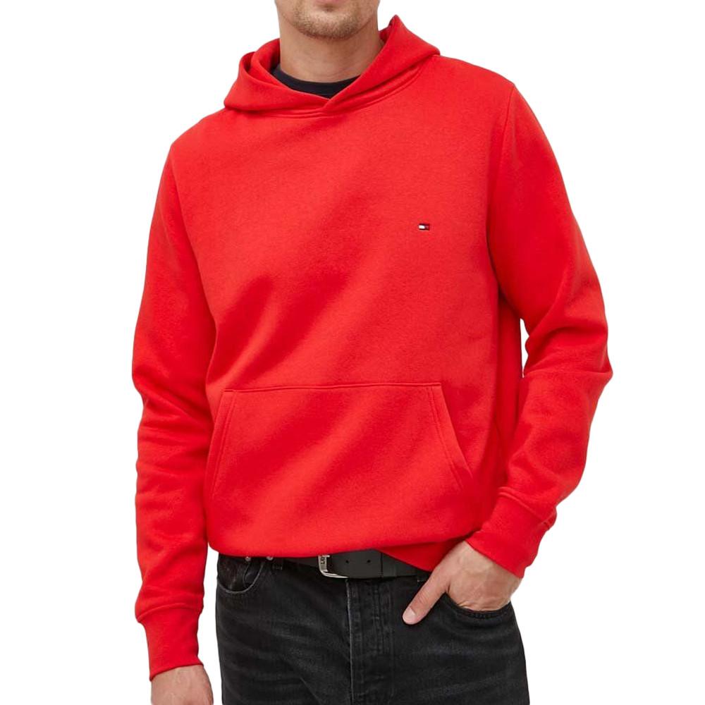 Tommy Hilfiger Sweat à Capuche Rouge Homme Tommy Hilfiger Logo Hoody