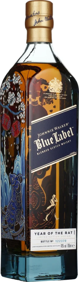 JOHNNIE WALKER BLUE LABEL YEAR OF THE RAT 70CL