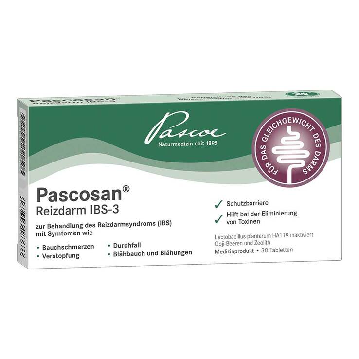 Pascosan Reizdarm Ibs-3 Tabletten, 30 St