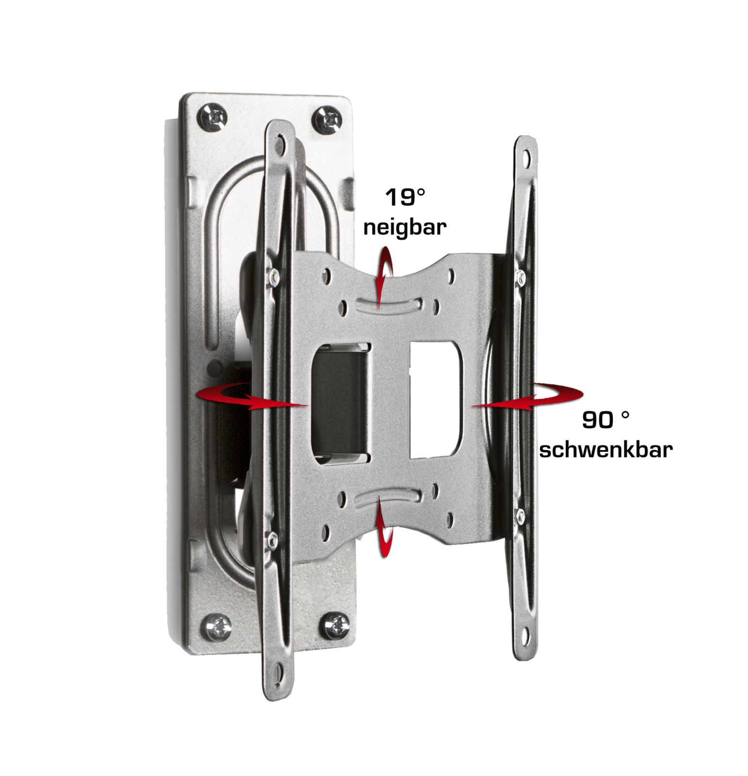 TV-Wandhalterung FS 1 - silber - Aluminium