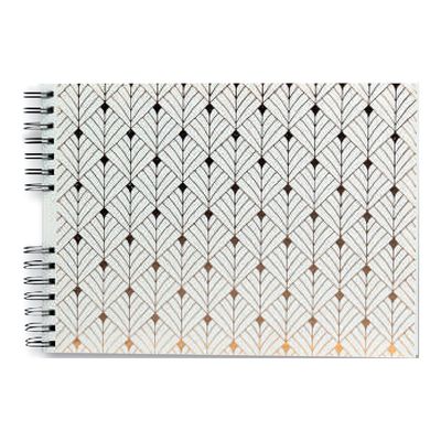 Exacompta Neo Deco - Album photo spiralé - 50 pages - 32 x 22 cm - blanc