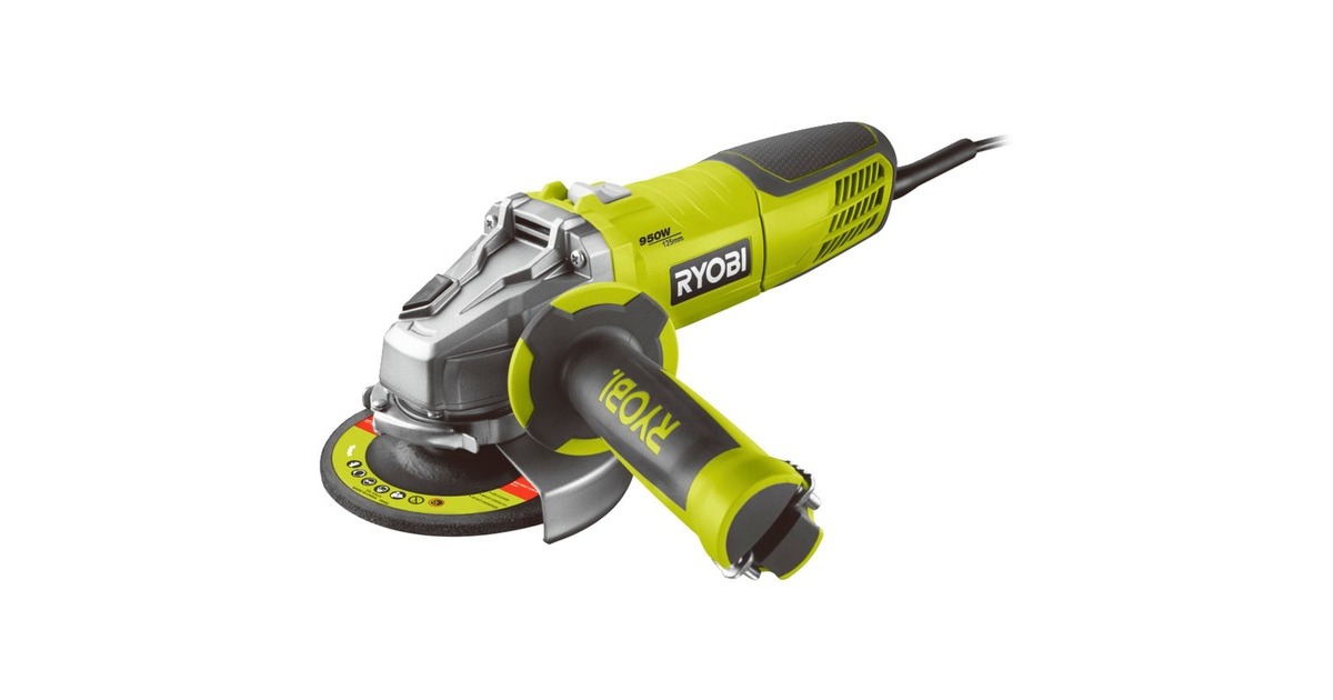 RyobiRAG950-125S haakse slijper  (Groen/zwart)