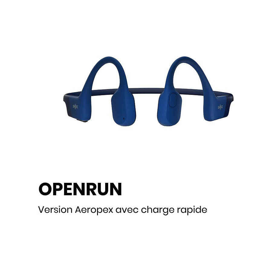 Shokz OpenRun USB-C Bleu - Casque sans fil