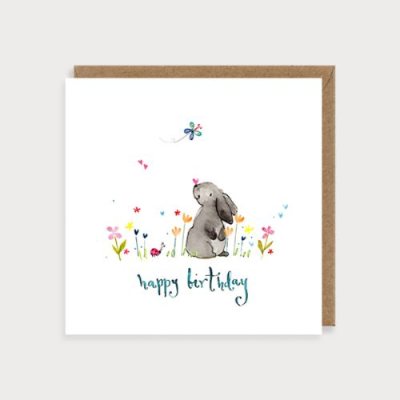 Happy Birthday Bunny Card