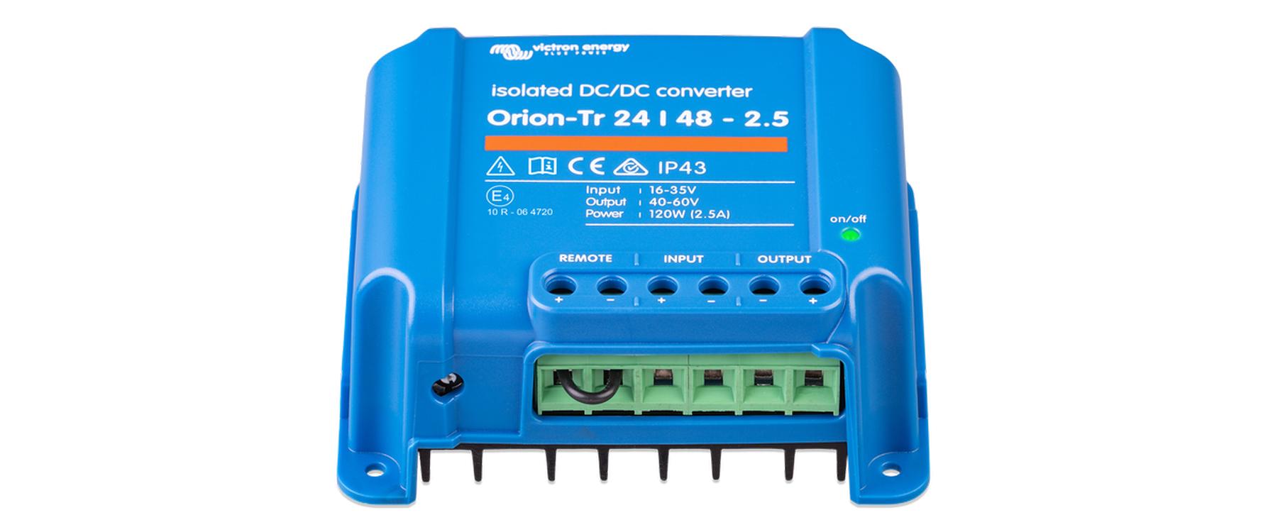DC/DC Spannungs-Wandler Orion-Tr 12-48 V, 2.5A 120 WIP43 DC-DC Konverter, isoliert