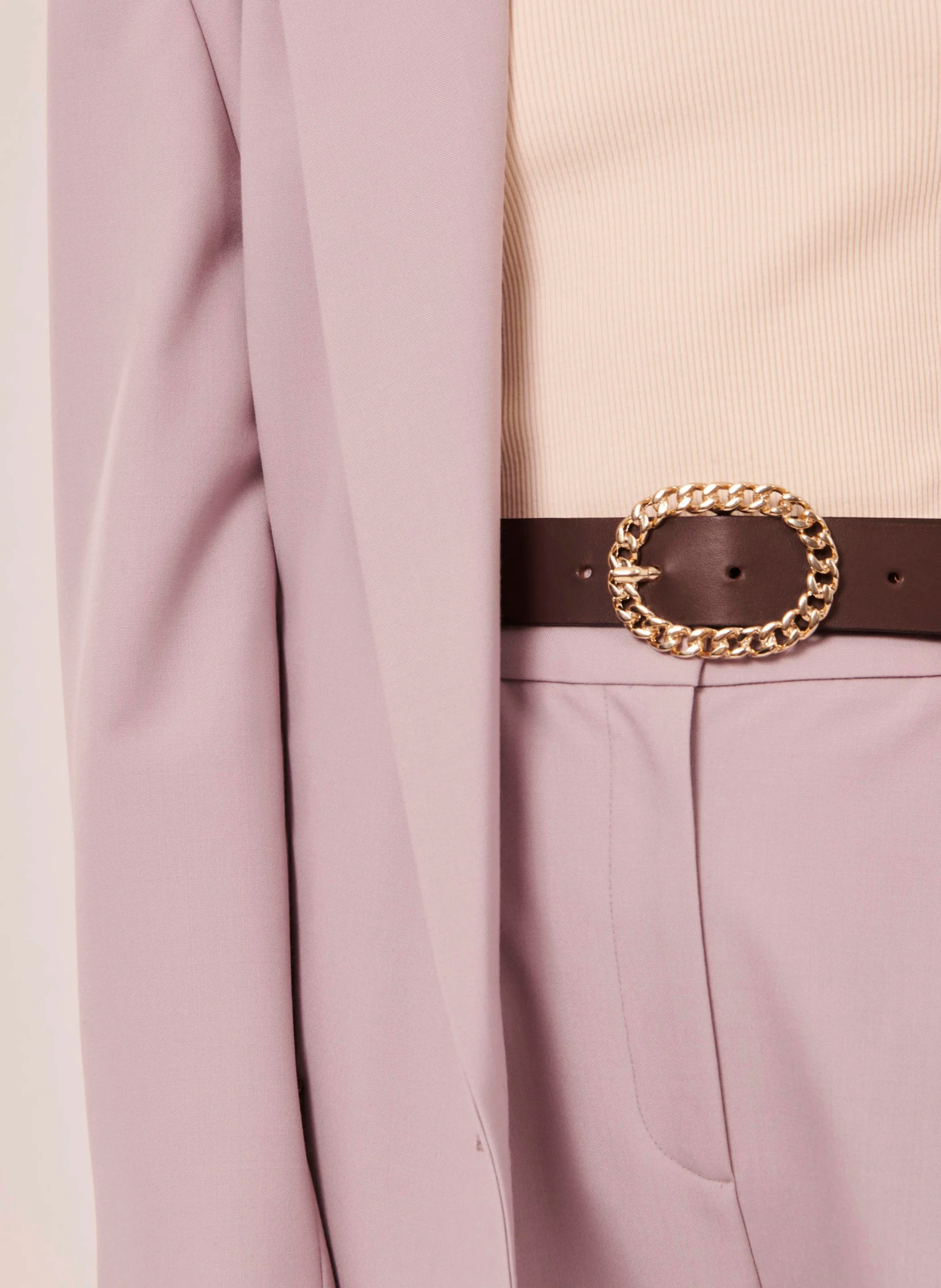 GIGI - Ceinture en cuir | Rouge