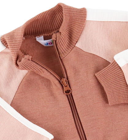Joha Cardigan - Uld - Rosa/Brun