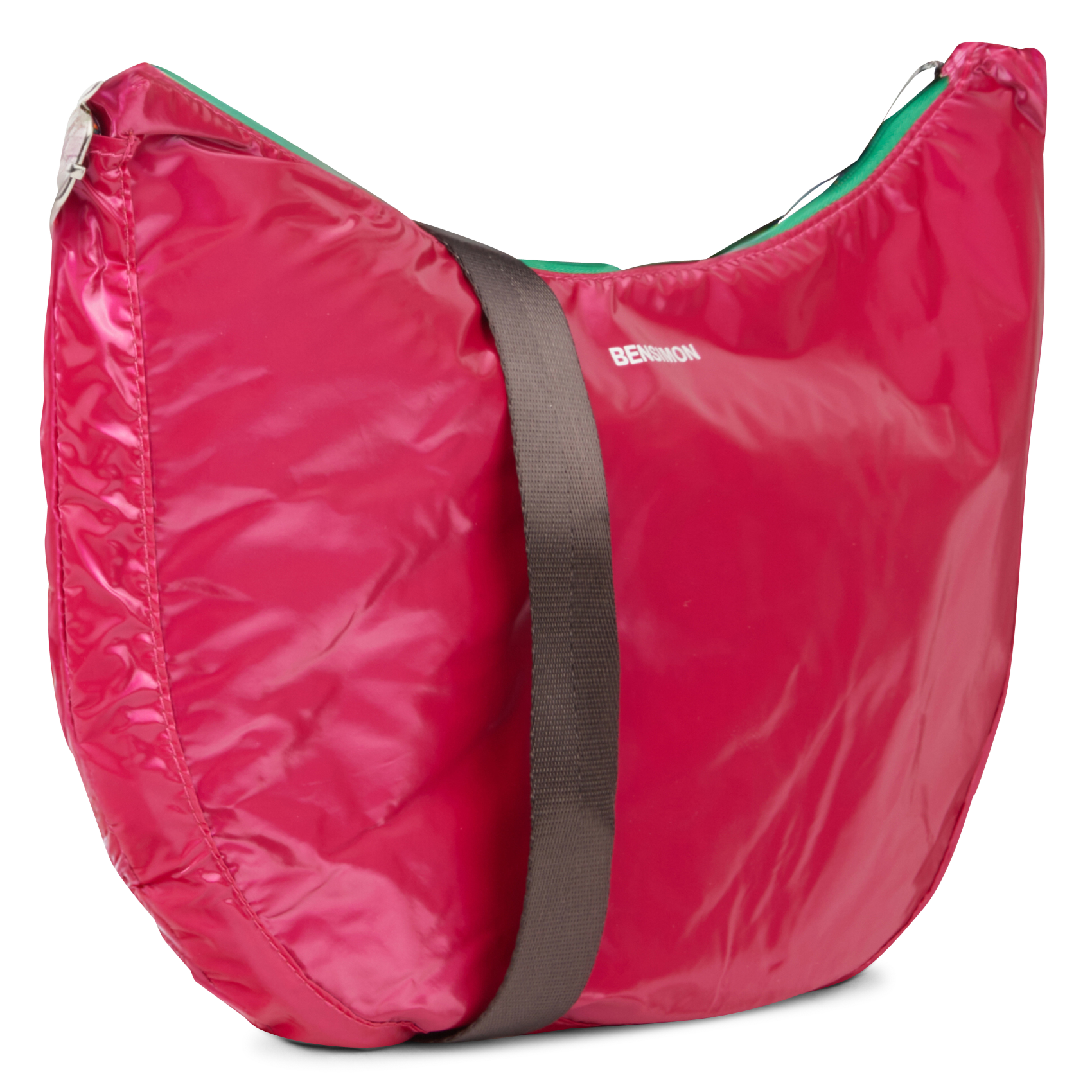 Sac à bandoulière demi-lune | Rose