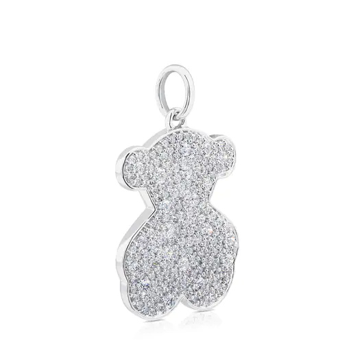 Pingente Icon Gems em ouro branco com diamantes