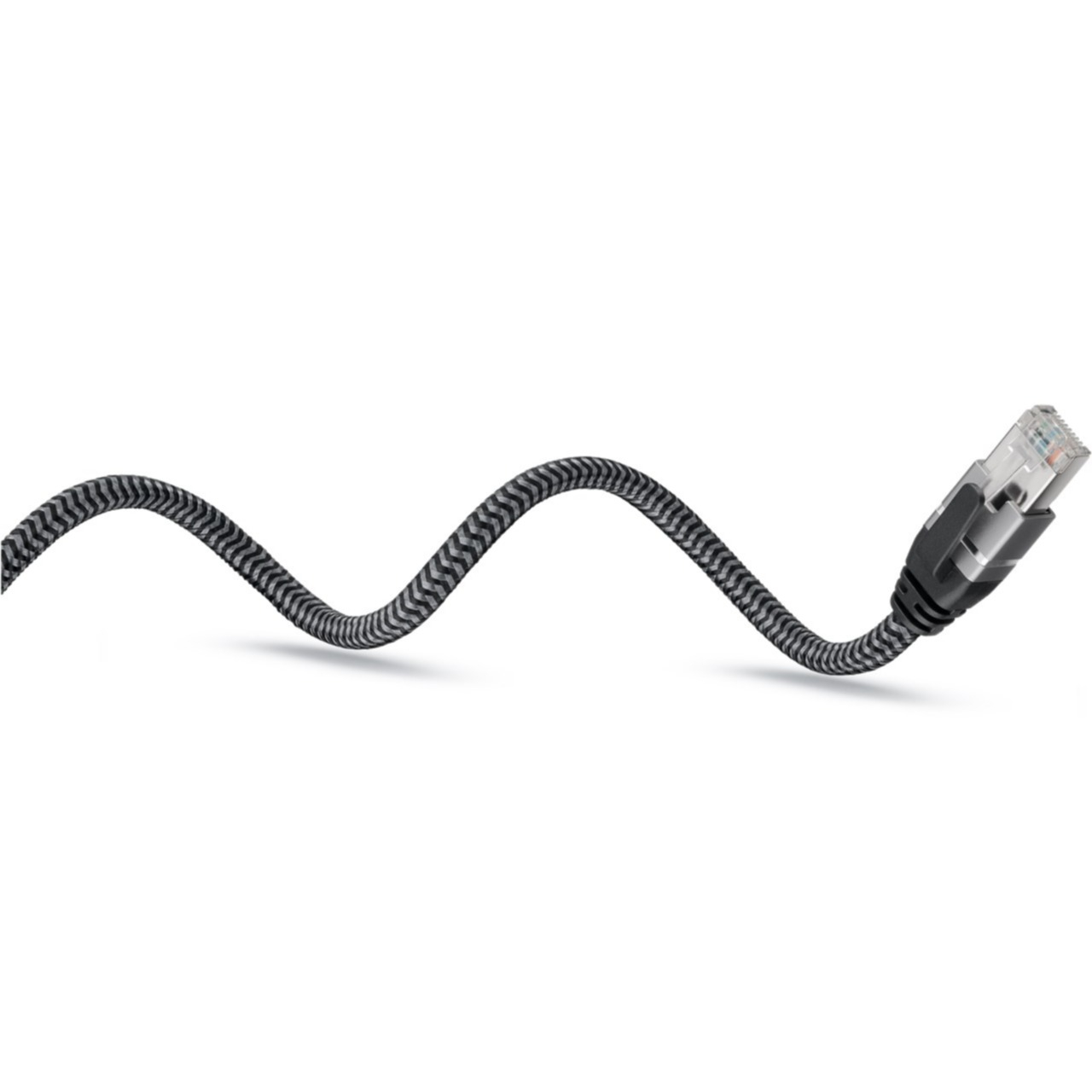 (1m) USB auf CAT 6 Ethernet LAN RJ45 Netzwerk Kabel Patchkabel FTP (70299) - Grau