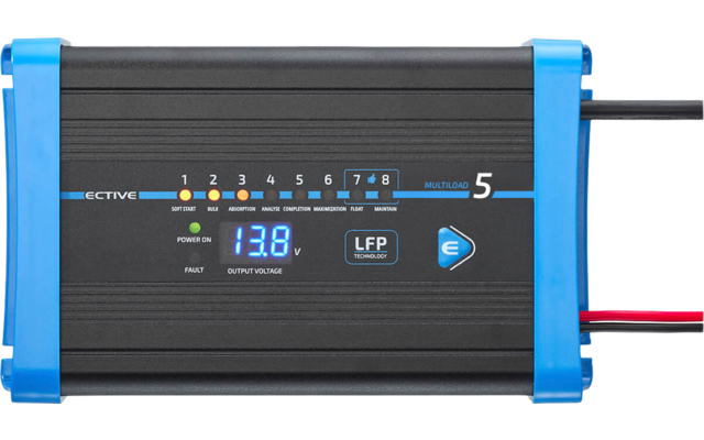 ECTIVE Multiload 8 Stufen LFP Lithium Batterieladegerät 12 V