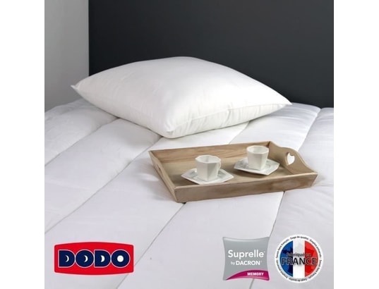 DODO - Oreiller carré Oreiller a mémoire de forme suprelle memory 65x65cm