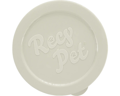 Deksels voor kleine blikken met dierenvoer voor blikken van 400 g, ca. 7,5 cm diameter, 2 stuks: 1 beige, 1 groen
