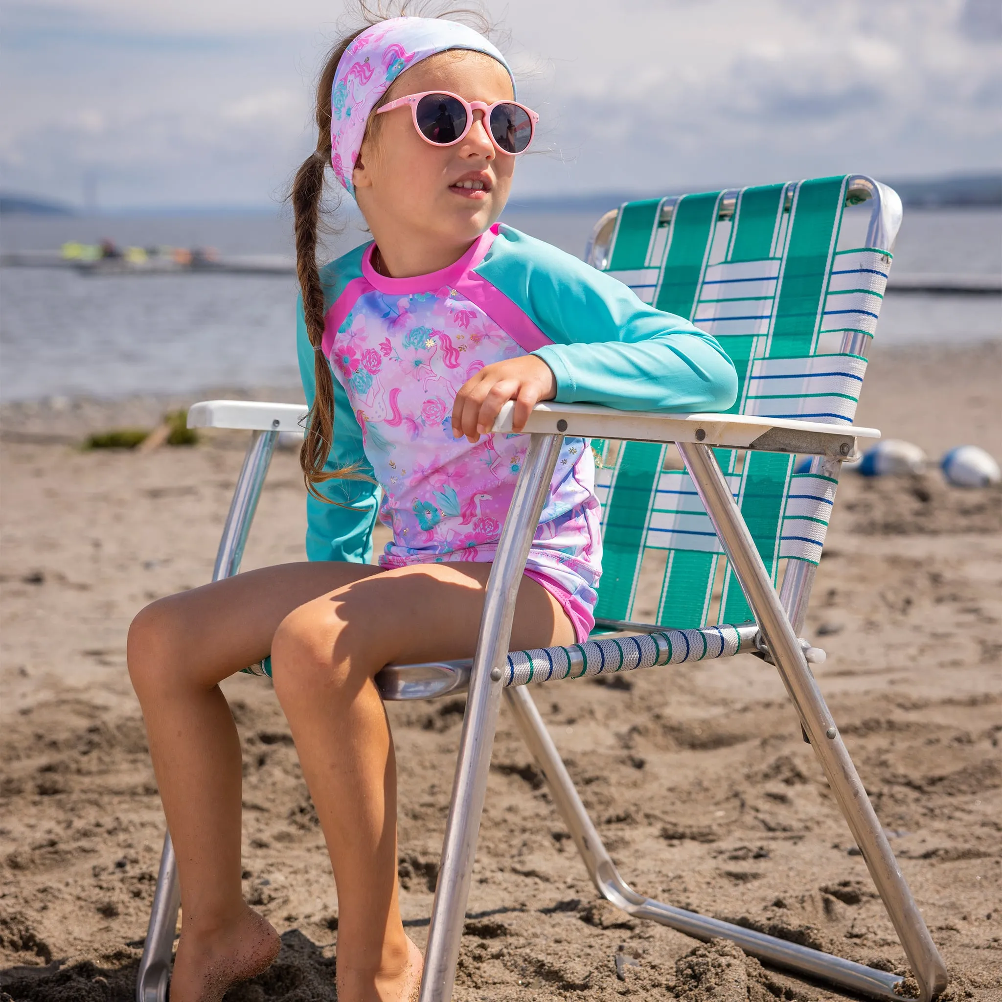 Nanö Maillot UV Manches Longues 2 Pièces Licorne 2-6ans