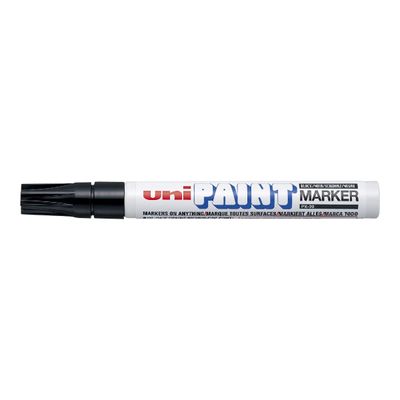 Uni PAINT PX - Marqueur permanent - pointe ogive - noir