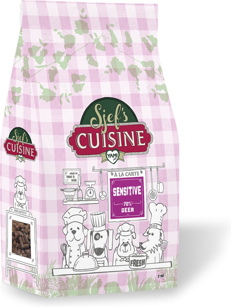YamiPets hondenvoer Sjef's Cuisine rendier sensitive 12,5 kg