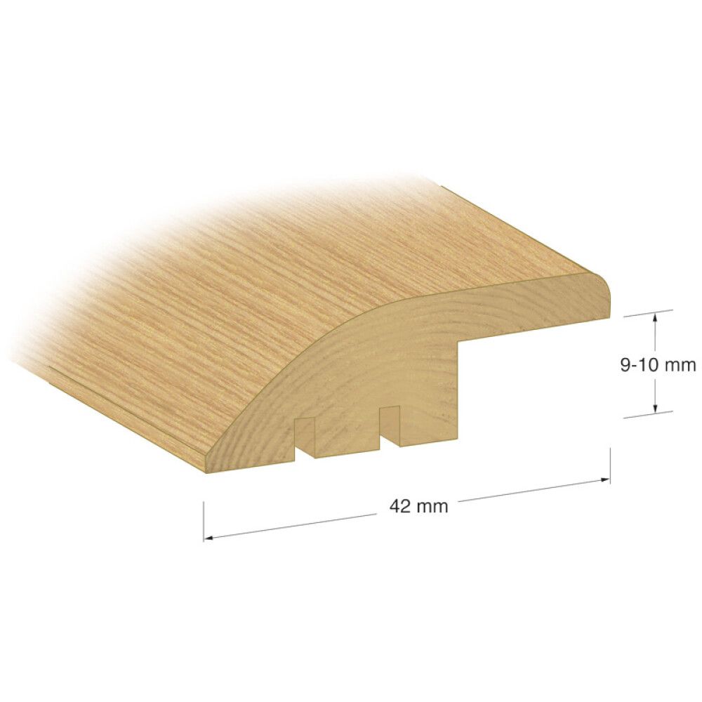 NIVÅLIST LUNDBERGS NATUR MASSIV EIK 1000X42X9-10MM