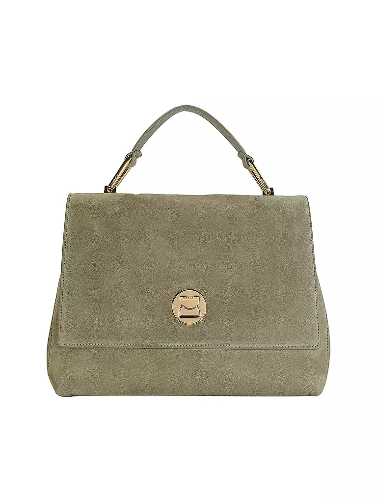 COCCINELLE Ledertasche - Henkeltasche LIYA  SUEDE olive