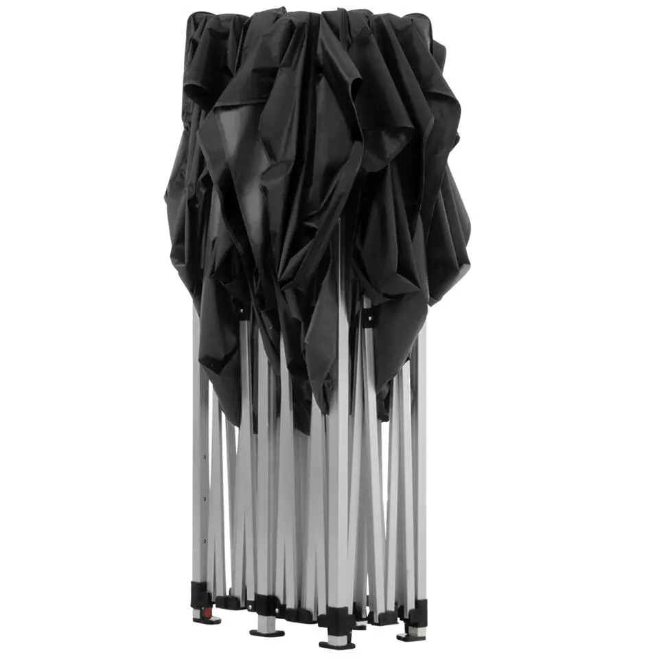 tectake Partytent Viola 3x6 m met 2 zijdelen, Zwart