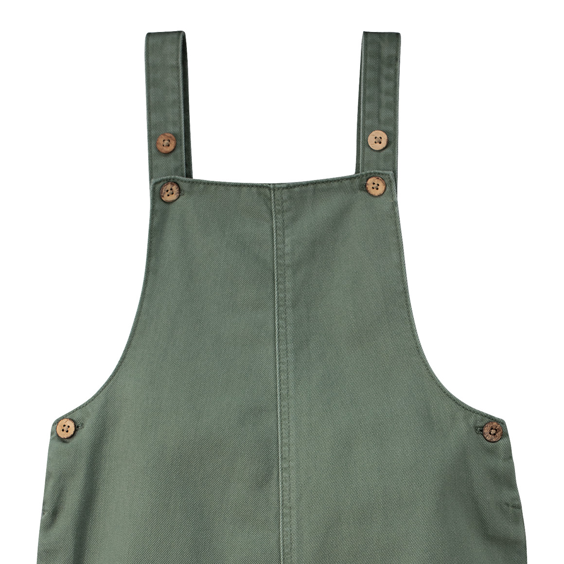 Topolino Pure Collection Kinder Latzhose mit Beintaschen oliv