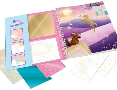 Miss Melody Stick & Shine Fargeleggingsbok