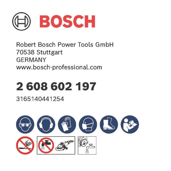 Bosch 2608602197 diamantschijf Standard beton-concrete 125mm