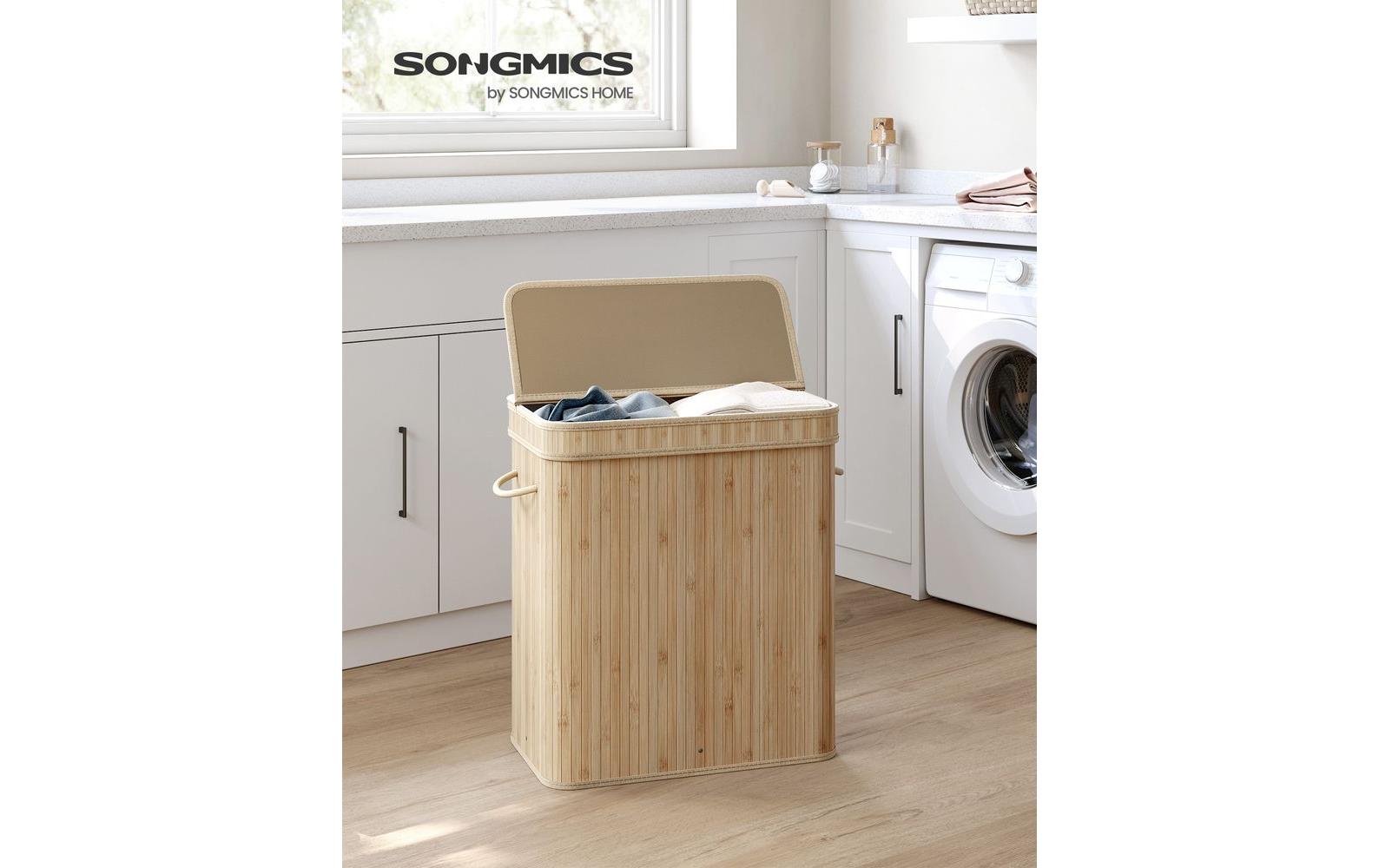 Wäschekorb 100 l, NatureWäschesammler