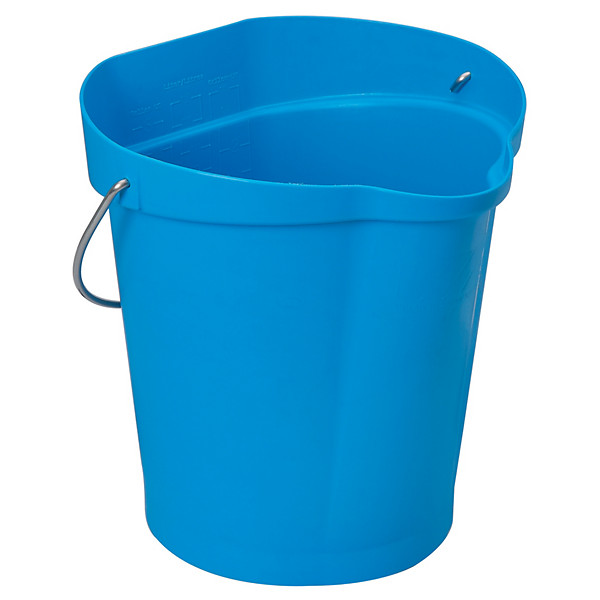 Seau alimentaire Vikan 12 L bleu