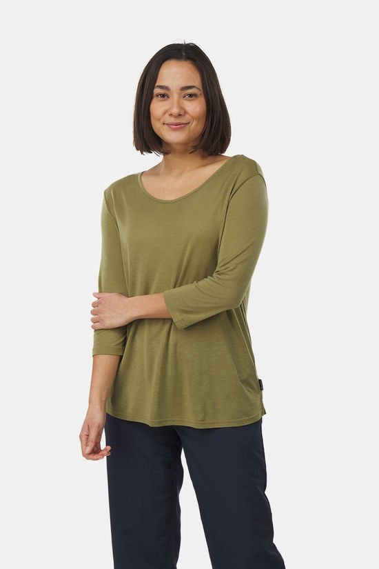Jack Wolfskin Jack Wolfskin Mola 3/4 Sleeve Tee Shirt Dames