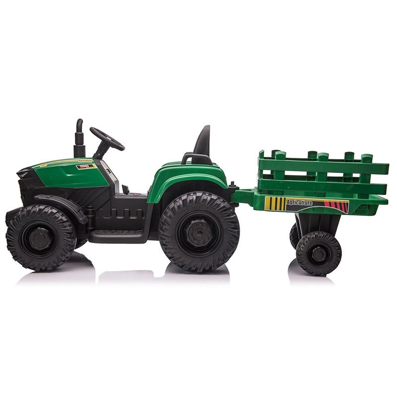 Azeno - Elbil - Farmer Powermax 24V med lædersæde og gummihjul.