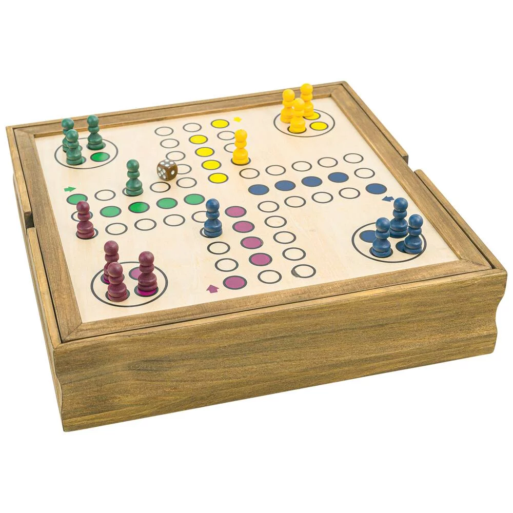 COFFRET JEUX EN BOIS 10 EN 1
