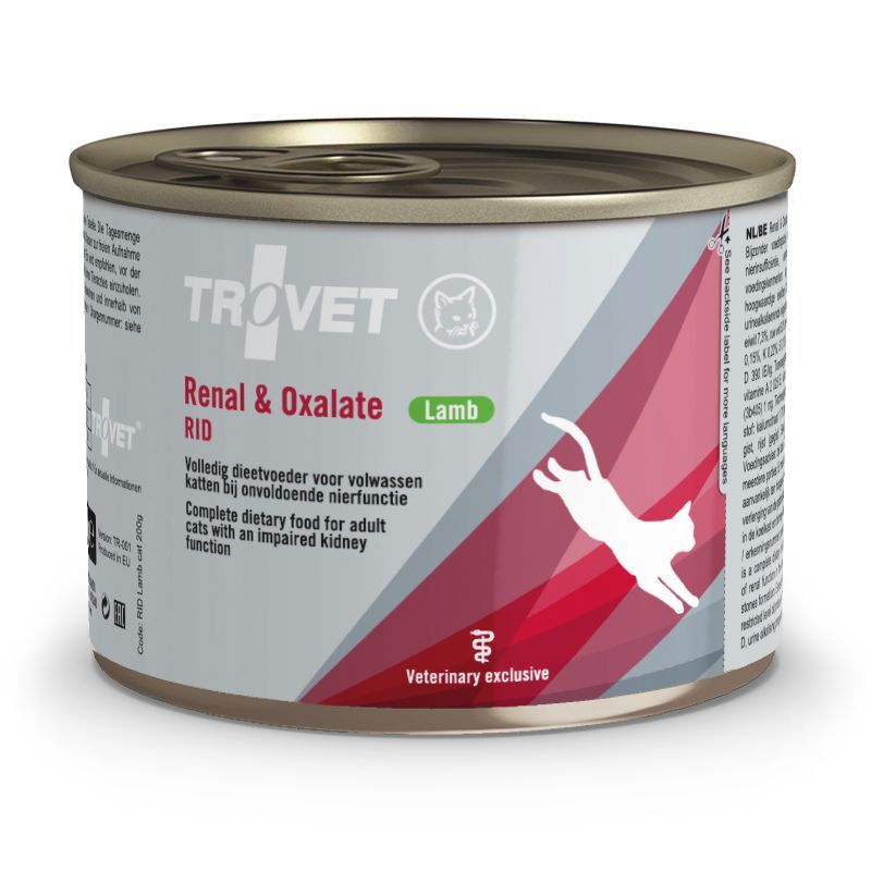 Trovet Renal & Oxalate (Lamm) Katze 200g / RID