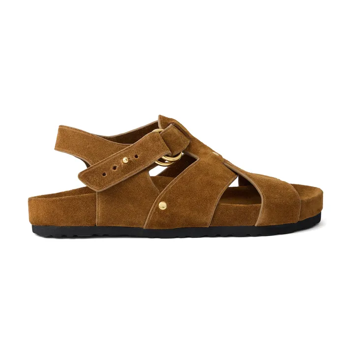 Soeur Sandales Ari Croûte de Cuir | Cannelle
