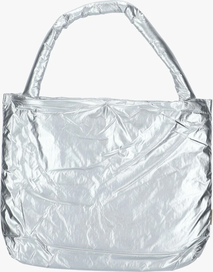 STUDIO NOOS zilveren studio noos shopper puffy mom-bag