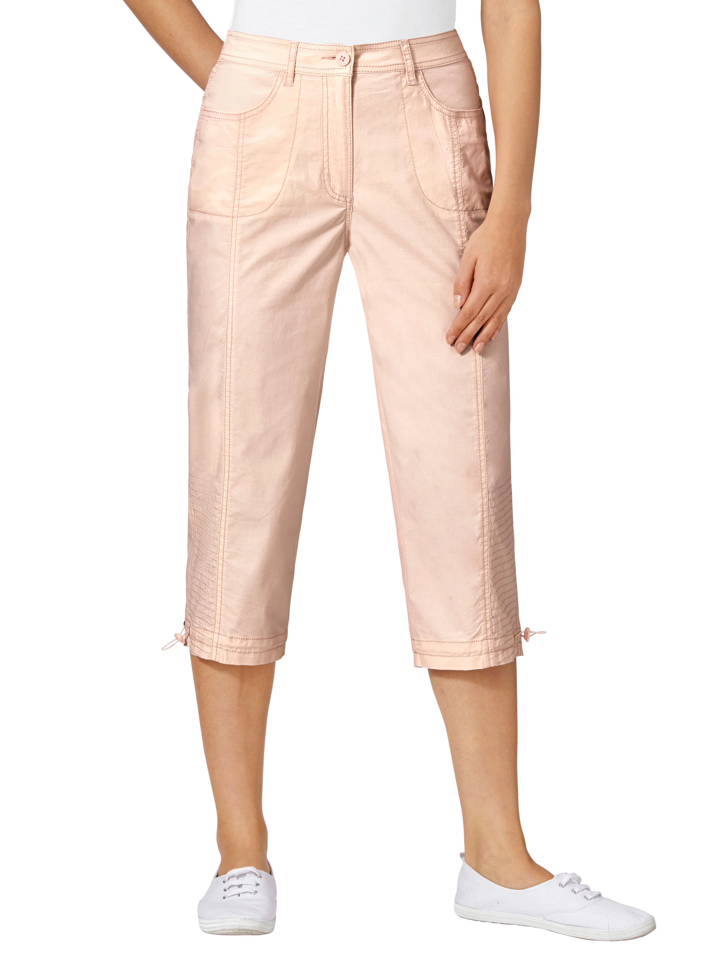 Caprihose in rosé