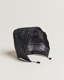 Barbour Lifestyle Waxed Cotton Hood Black