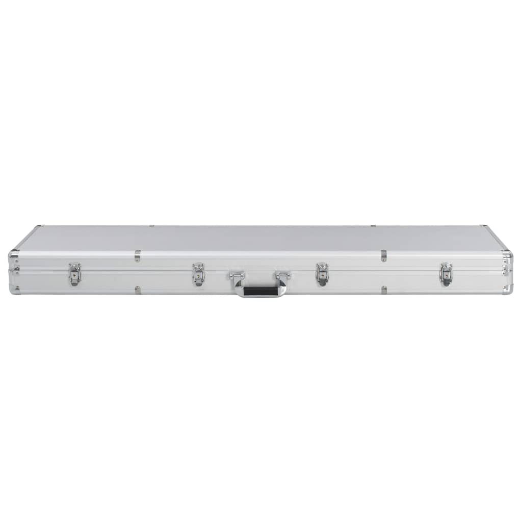 vidaXL Wapenkoffer Zilver 134 x 35 x 12 cm Aluminium