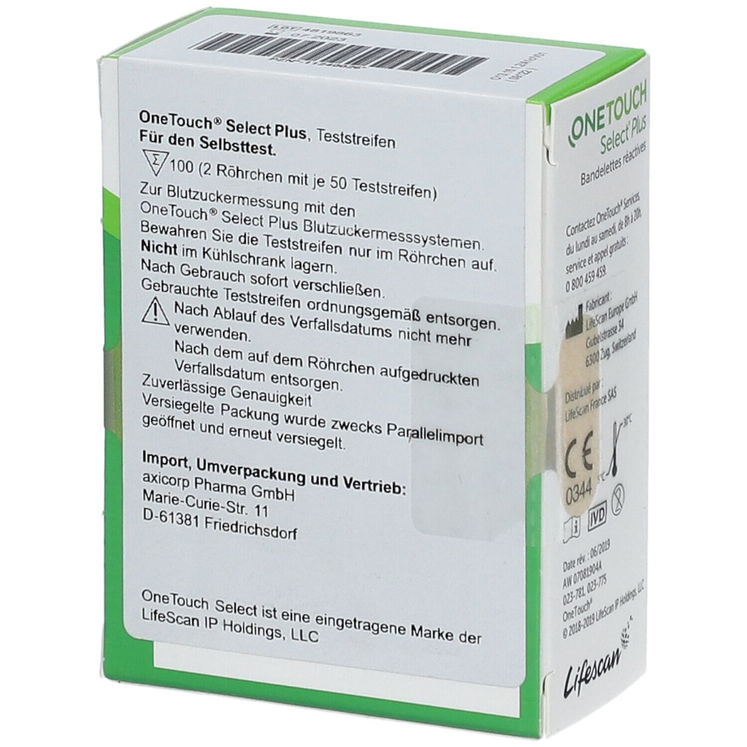 OneTouch® SelectPlus Teststreifen