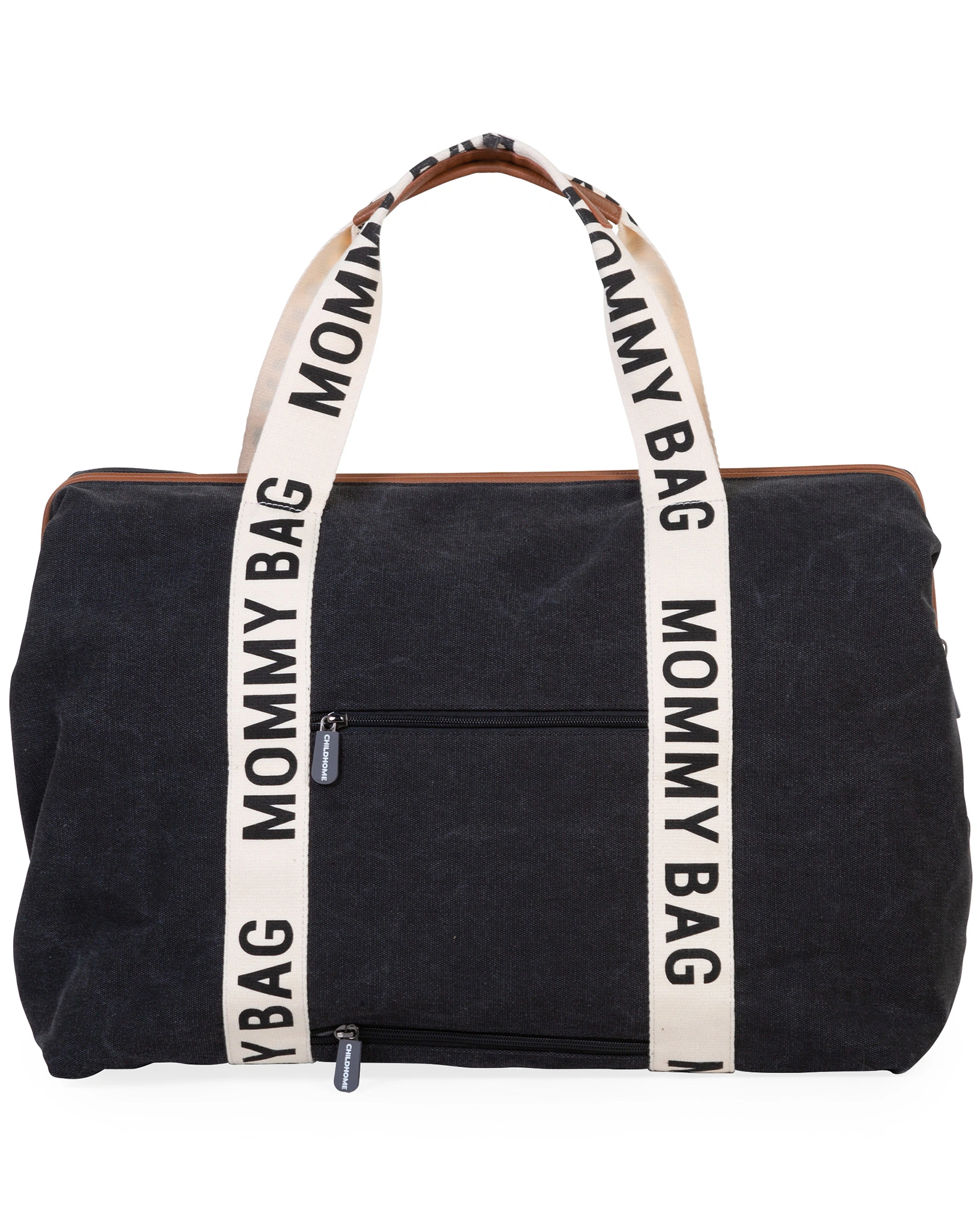 Canvas-Wickeltasche MOMMY BAG SIG (55x35x40) in black