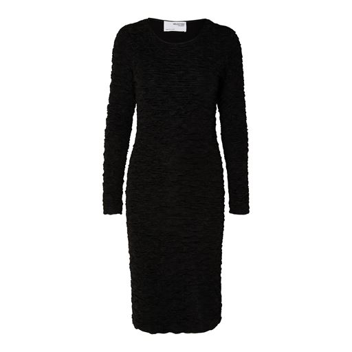 Selected Femme Lisette Kjole, Sort, S