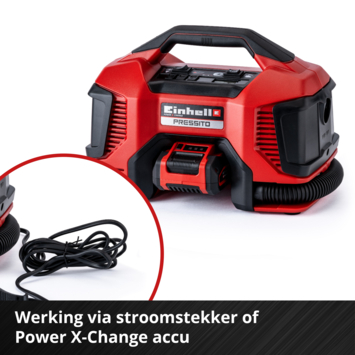 Einhell 18V compressor 6-in-1 Pressito Hybrid (zonder accu)