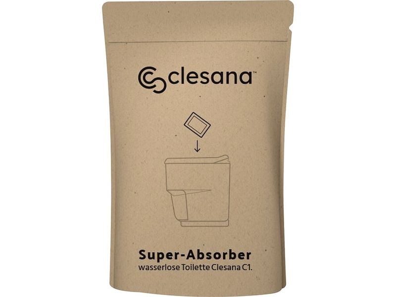 Clesana Super Absorber 20 Stück Zubehör Toiletten