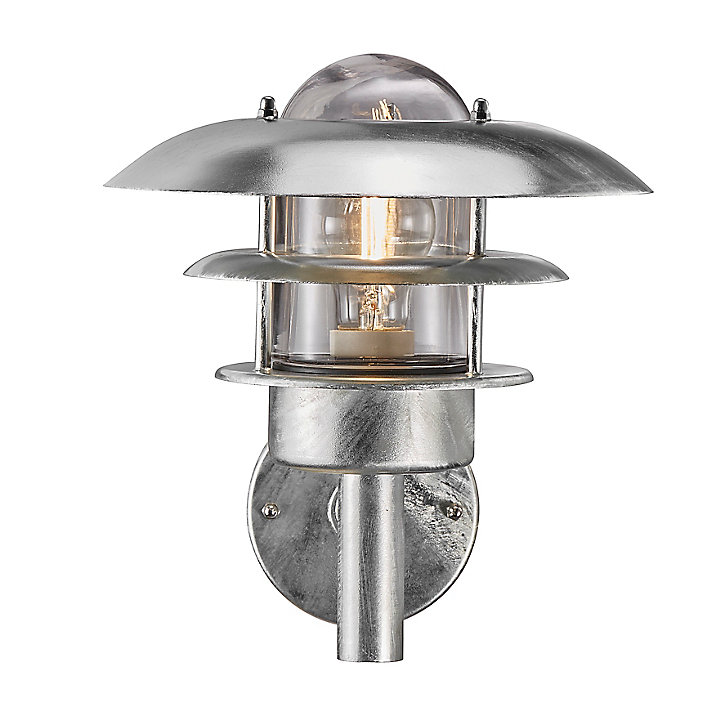 Applique extérieure montante Marselis E27 chrome IP44 60W Nordlux