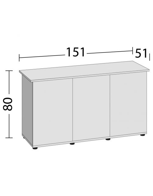 Juwel Kast Rio 450 Sbx 151x51x80 cm - Aquariummeubel